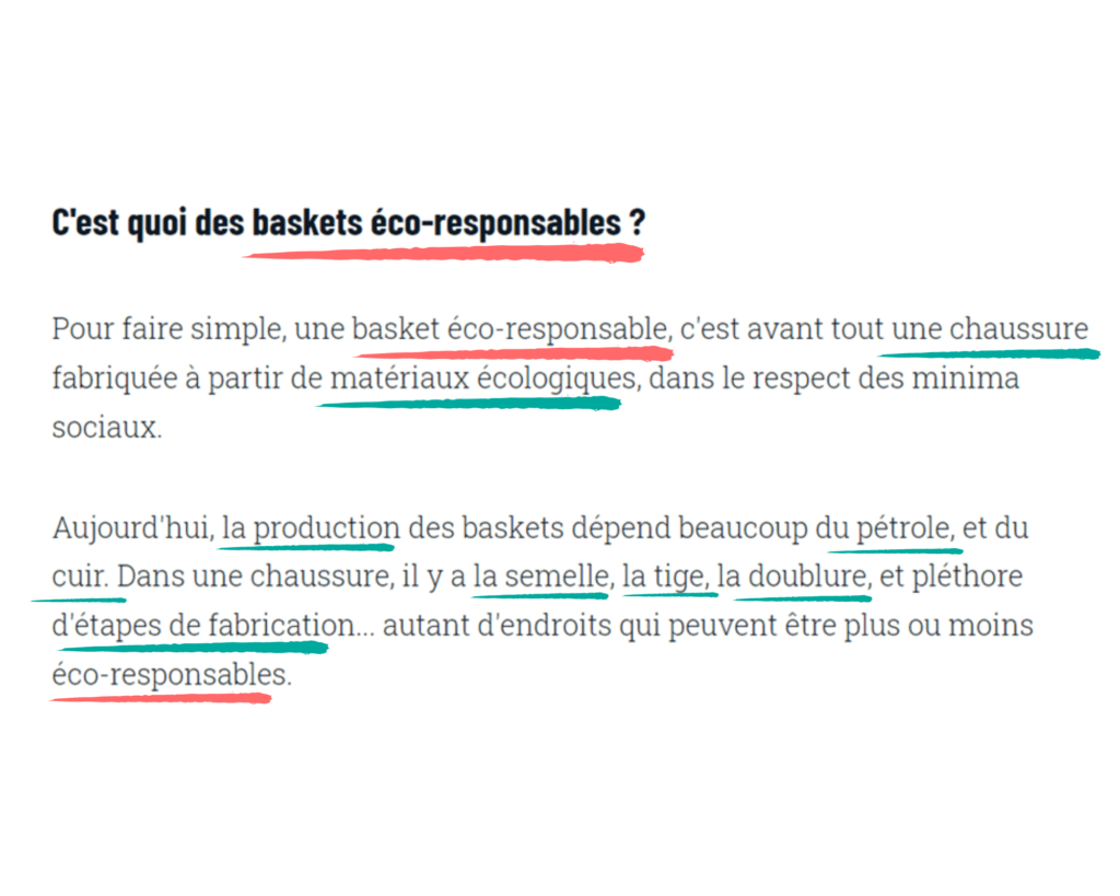 Optimiser un contenu avec des mots clés