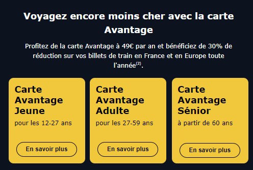 Exemple copywriting SNCF avec les 4U