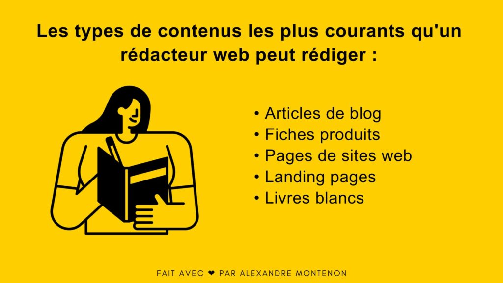 Connaître le métier de rédacteur web